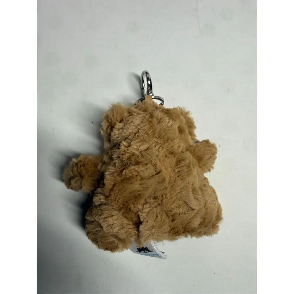 Jellycat Bartholomew Bear Bag Charm - Teddy Bear Plush Keychain